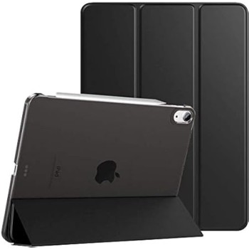 MOCA for iPad Air 11 Inch Case (M3/M2-2025/2024), iPad Air 5th Generation 2022/4th Gen 2020 10.9 Inch, Slim Hard Translucent Back Cover, Support Auto Wake/Sleep (Black)