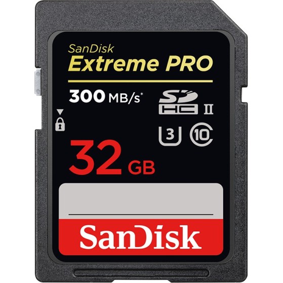 SanDisk Extreme Pro 32GB Class 10 UHS-II SDHC Memory Card (SDSDXPK-032G-GN4IN)