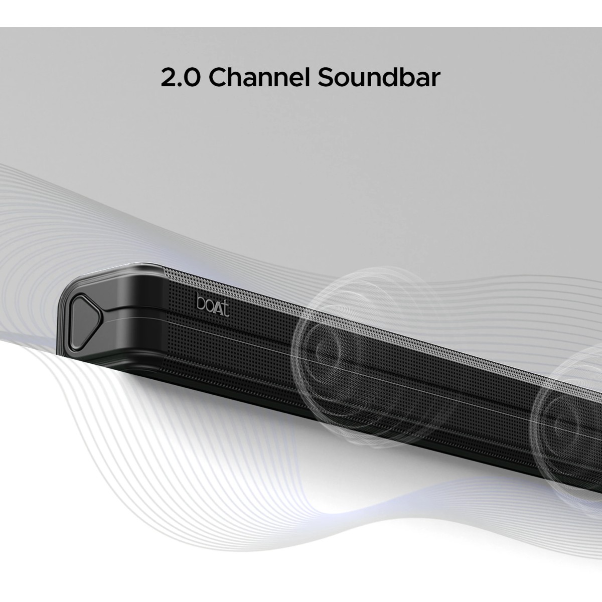 boAt Aavante Bar Opera with Entertainment EQ Modes 70 W Bluetooth Soundbar (Premium Black, 2.0 Channel)