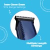 Misfit Groom 100 Trimmer 120 min Runtime 5 Length Settings (Blue)