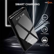 Callmate 10000 mAh 15 W Power Bank   (Black, Lithium Polymer, Fast Charging for Mobile)