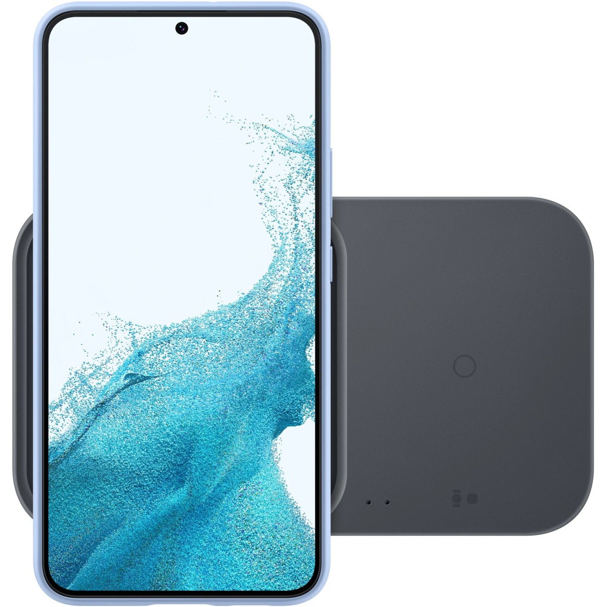 Samsung Original 15W Single Port, Type - C Duo Pad Wireless Charger (Cable not Included), Black