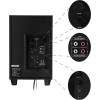 F&D T300X 2.1 Channel Multi Media Speakers (Black) | | Bluetooth Speakers | Satellite Speaker, Multicolor LED Display, USB,MP3,VMA & FM | Home Theatre | Easy Connect with Laptop, Pc & Mobile