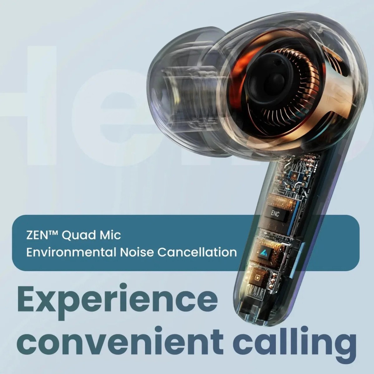 Boult X45 with Quad Mic ENC, 40H Playtime, 45ms (Black, True Wireless)