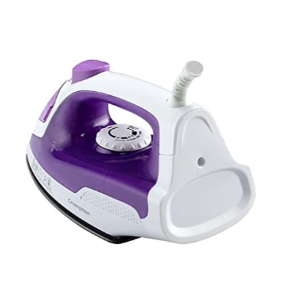 Crompton Fabri Magic 1200 W Steam Iron (White, Purple) Crompton Fabri Magic 1200 W Steam Iron (White, Purple)