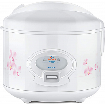 BAJAJ Majesty New RCX21 delux. Electric Rice Cooker with Steaming Feature  (1.8 L, White)