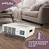 Bajaj Blow Hot Portable Room Heater For Bedroom 2 Heat Settings-1000W/2000W White Color