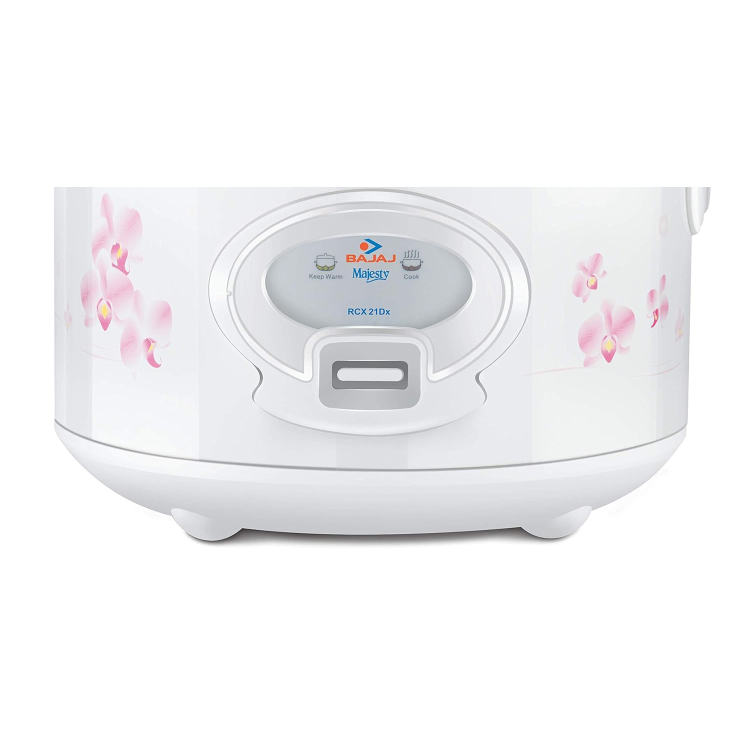 BAJAJ Majesty New RCX21 delux. Electric Rice Cooker with Steaming Feature  (1.8 L, White)