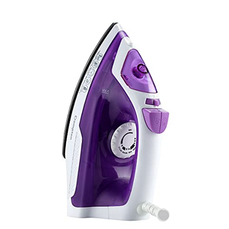 Crompton Fabri Magic 1200 W Steam Iron  (White, Purple)