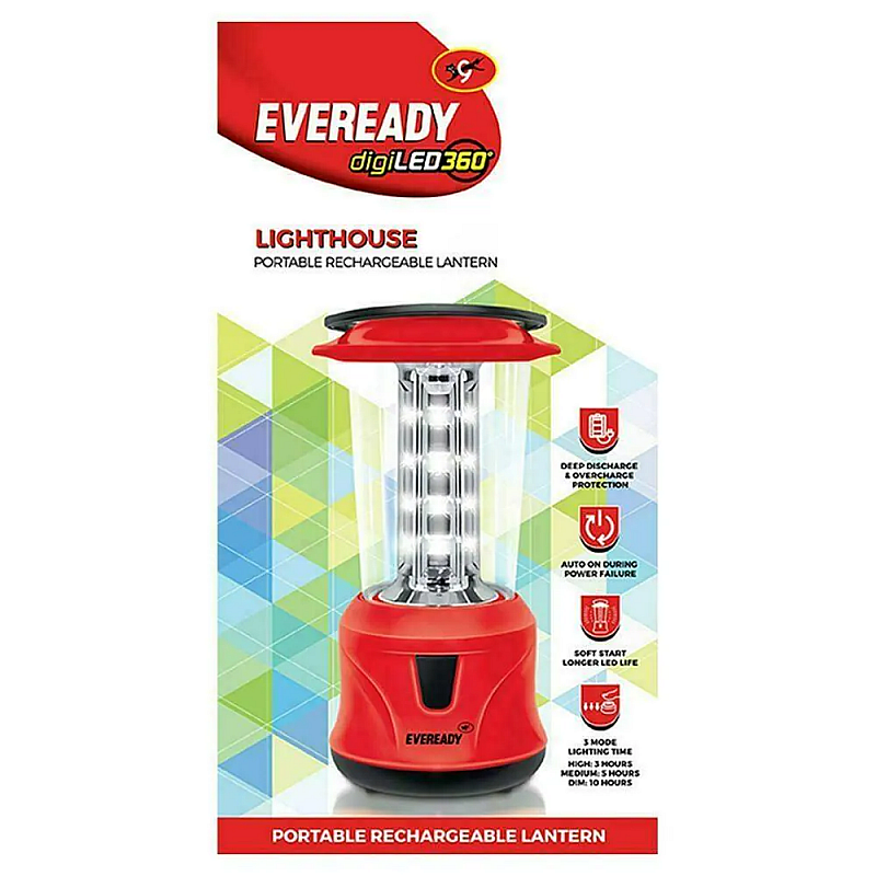 Eveready HL-58 Portable Rechargeable Lantern (Colour May Vary)