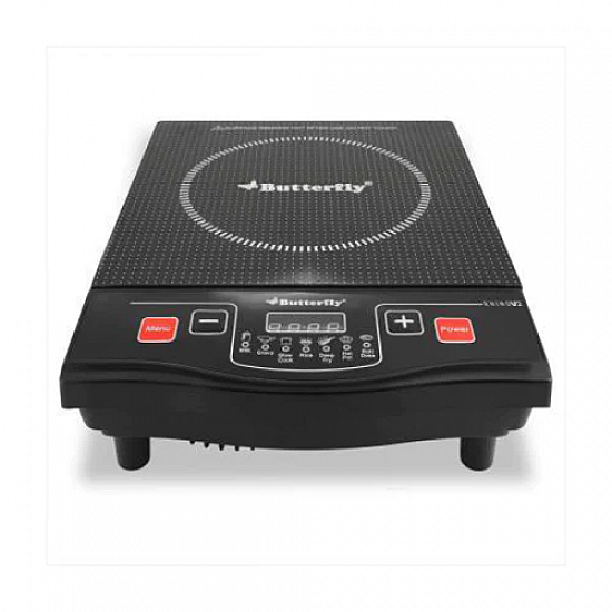 Butterfly Rhino V2 + 3L Pressure Cooker Induction Cooktop  (Black, Push Button)