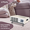 Bajaj Blow Hot Portable Room Heater For Bedroom 2 Heat Settings-1000W/2000W White Color