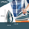 Bajaj Plastic Mx 3 Neo Steam Iron 1250 Watts Power For Faster Ironing Blue