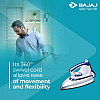 Bajaj Majesty DX 11 1000-Watt Dry Iron (Blue and White) 