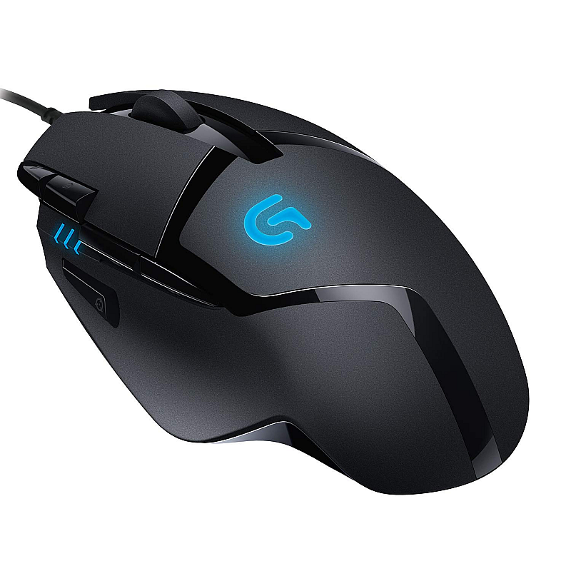 Logitech G402 Hyperion Fury Wired Gaming Mouse, 4,000 DPI, Lightweight, 8 Programmable Buttons Black