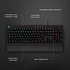 Logitech G213 Light sync RGB, Spill-resistant, Palm-rest, Customizable Keys Wired USB Gaming Keyboard  (Black)