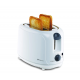 Bajaj ATX 4 750-Watt 2-Slice Pop-up Toaster Dust Cover Slide Out Crumb Tray 6-Level Browning Controls Mid-Cycle Cancel Feature White Electric Toaster