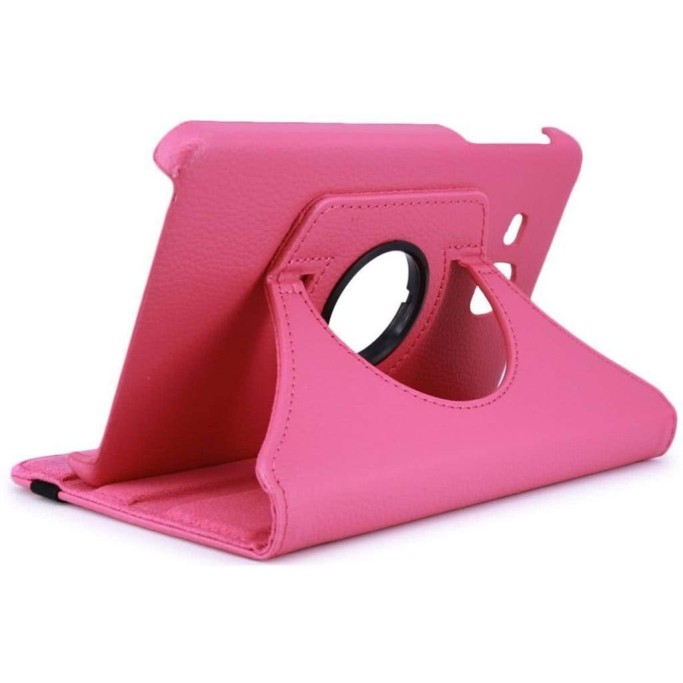 360 Degree Rotate Flip Cover for Galaxy TAB JMax 7.0" inch T285/T280 (Pink)