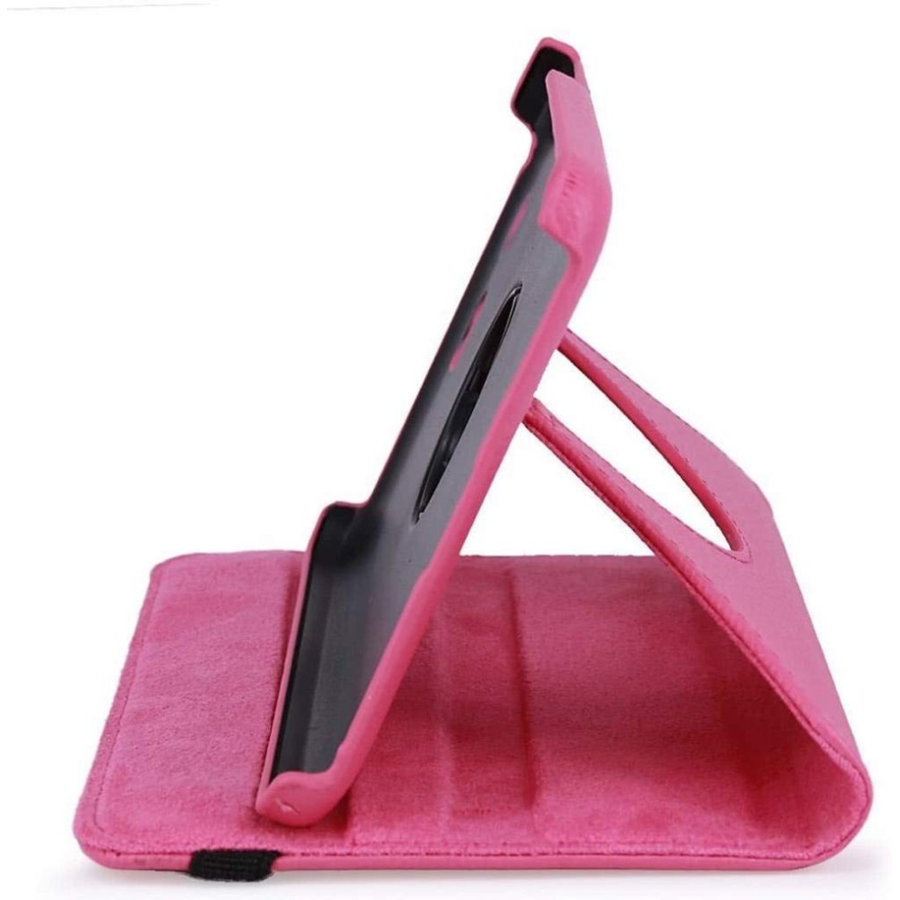 360 Degree Rotate Flip Cover for Galaxy TAB JMax 7.0" inch T285/T280 (Pink)