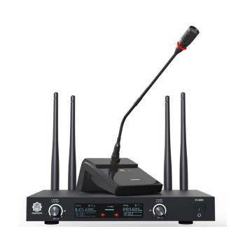 Digimore D-600 UHF Wireless Gooseneck Podium Mic | 300ft Range | Meeting & Conferences Microphone