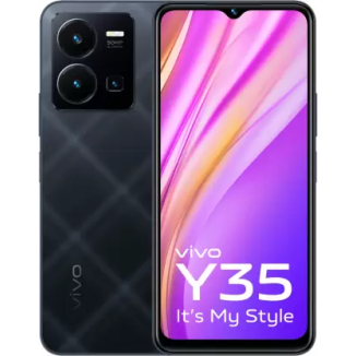 vivo Y35 (Agate Black 8 GB RAM128 GB Storage (Refurbished)