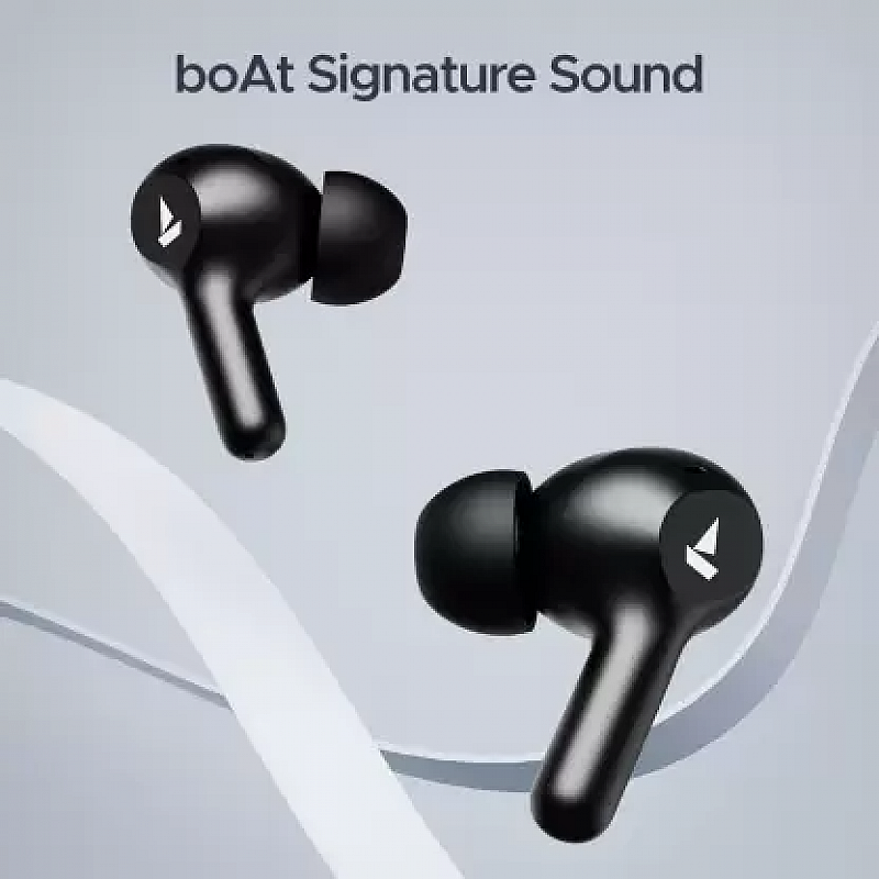 boAt Airdopes 71 40 HRS Playback Beast Mode Bluetooth Headset (Active Black, True Wireless)