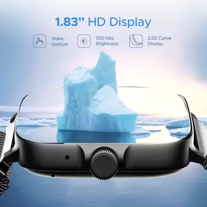 boAt Ultima Connect with 1.83" HD Display,Advanced BT Calling,700+Active Modes Smartwatch Black boAt Ultima Connect with 1.83" HD Display,Advanced BT Calling,700+Active Modes Smartwatch Black