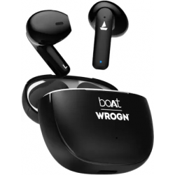 boAt Airdopes 118 WROGN Edition 50 HRS Playback ENx Tech and Beast mode Opal Black True Wireless