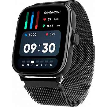 boAt Ultima Connect with 1.83" HD Display,Advanced BT Calling,700+Active Modes Smartwatch Black