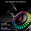 boAt Immortal 201 TWS Earbuds 40 hrs Playtime,40 BEAST Mode, RGB LED Bluetooth Headset Black Sabre