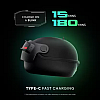 Number Super Buds Pro GT9 Helmet MEMS 48 Hrs Battery Bluetooth Gaming Headset Commando Black