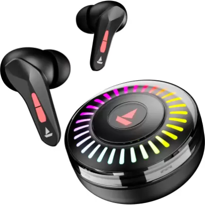 boAt Immortal 201 TWS Earbuds 40 hrs Playtime,40 BEAST Mode, RGB LED Bluetooth Headset Black Sabre boAt Immortal 201 TWS Earbuds 40 hrs Playtime,40 BEAST Mode, RGB LED Bluetooth Headset Black Sabre