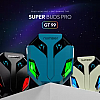 Number Super Buds Pro GT99 4 Mic 50Hr Battery Bluetooth Gaming Headset  Glass Black, True Wireless