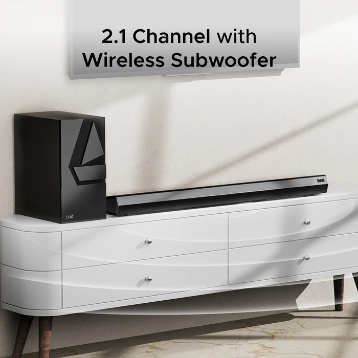 boAt Aavante Bar 2000 Pro with Wireless Subwoofer 200 W Bluetooth Soundbar Black