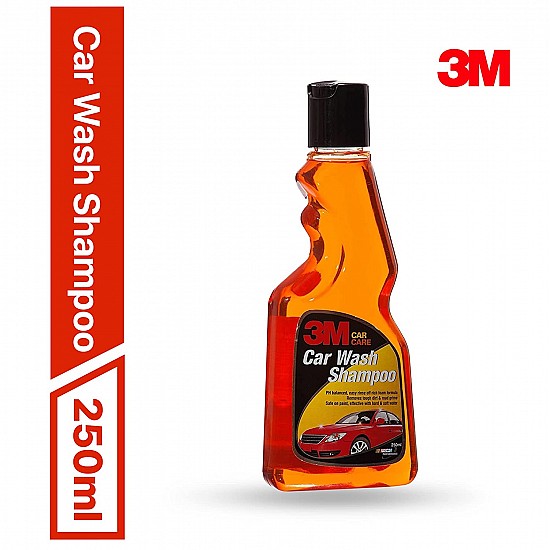 3M Car Wash Shampoo, 250ml | High Foam Car Cleaning | Remove tough dirt | Safe on paint