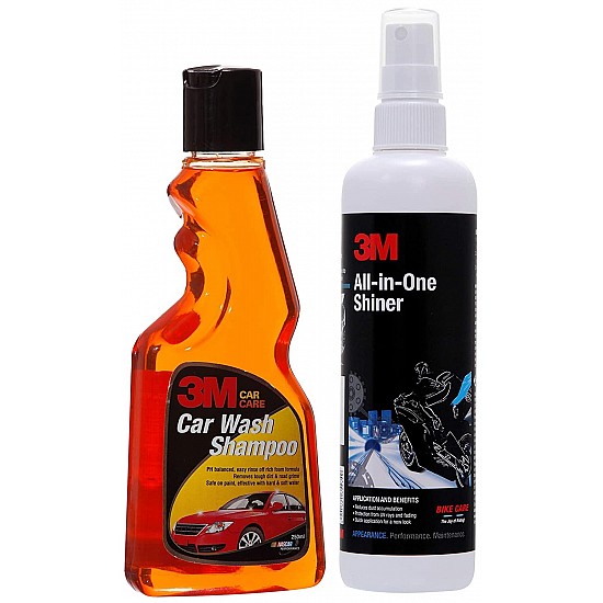 3M Car Wash Shampoo, 250ml | High Foam Car Cleaning | Remove tough dirt | Safe on paint