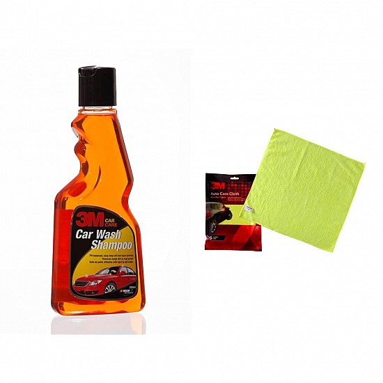 3M Car Wash Shampoo, 250ml | High Foam Car Cleaning | Remove tough dirt | Safe on paint