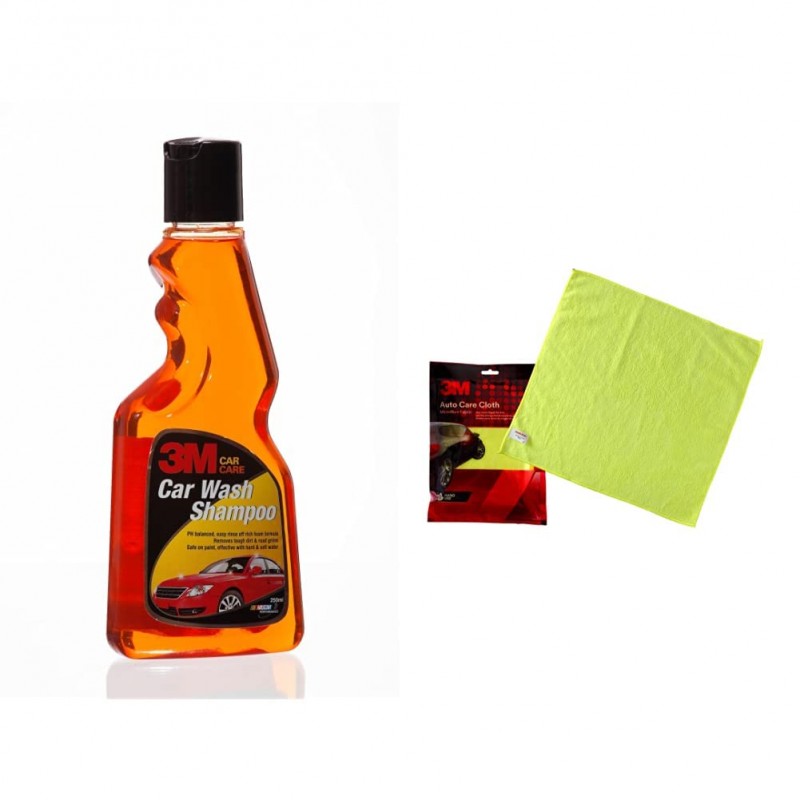 3M Car Wash Shampoo, 250ml | High Foam Car Cleaning | Remove tough dirt | Safe on paint