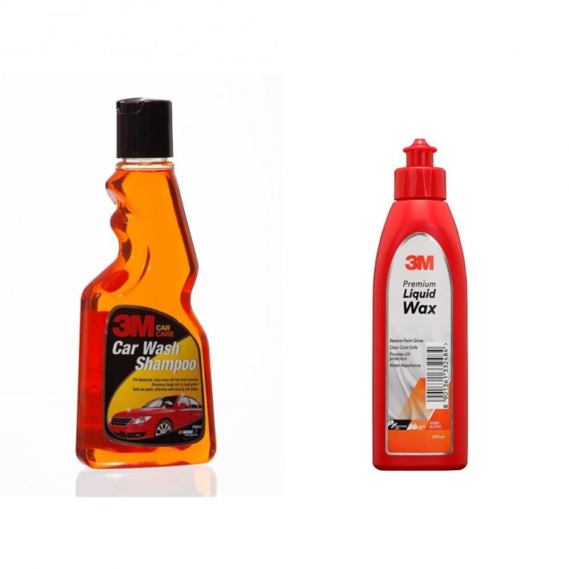 3M Car Wash Shampoo, 250ml | High Foam Car Cleaning | Remove tough dirt | Safe on paint