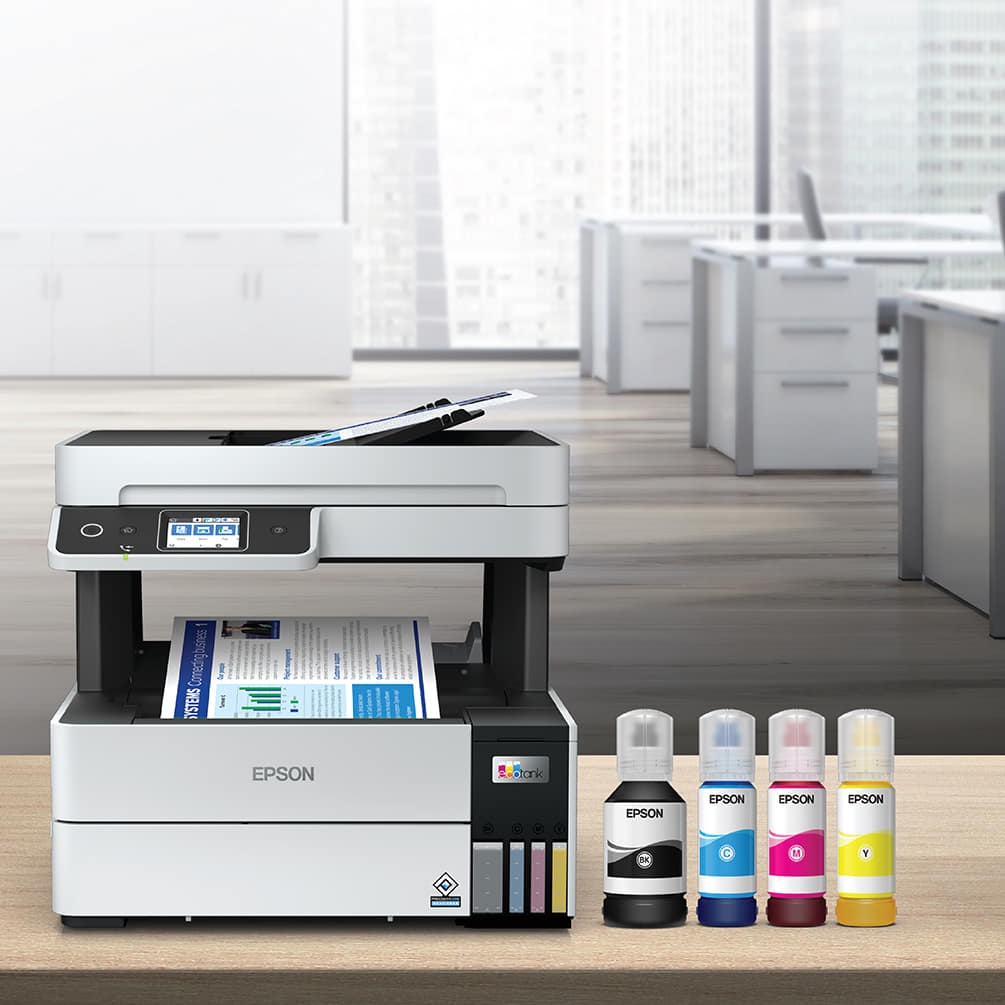 Epson Ecotank L6460 A4 Wireless Color Home Inkjet Printers, Black
