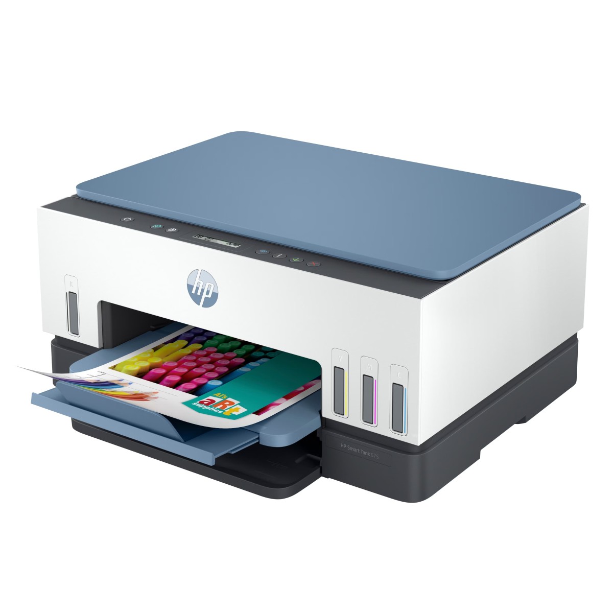 HP Smart Tank 675 All-in-One Auto Duplex WiFi Integrated Ink Tank Colour Printer, Scanner, Copier- High Capacity Tank with Automatic Ink Sensor