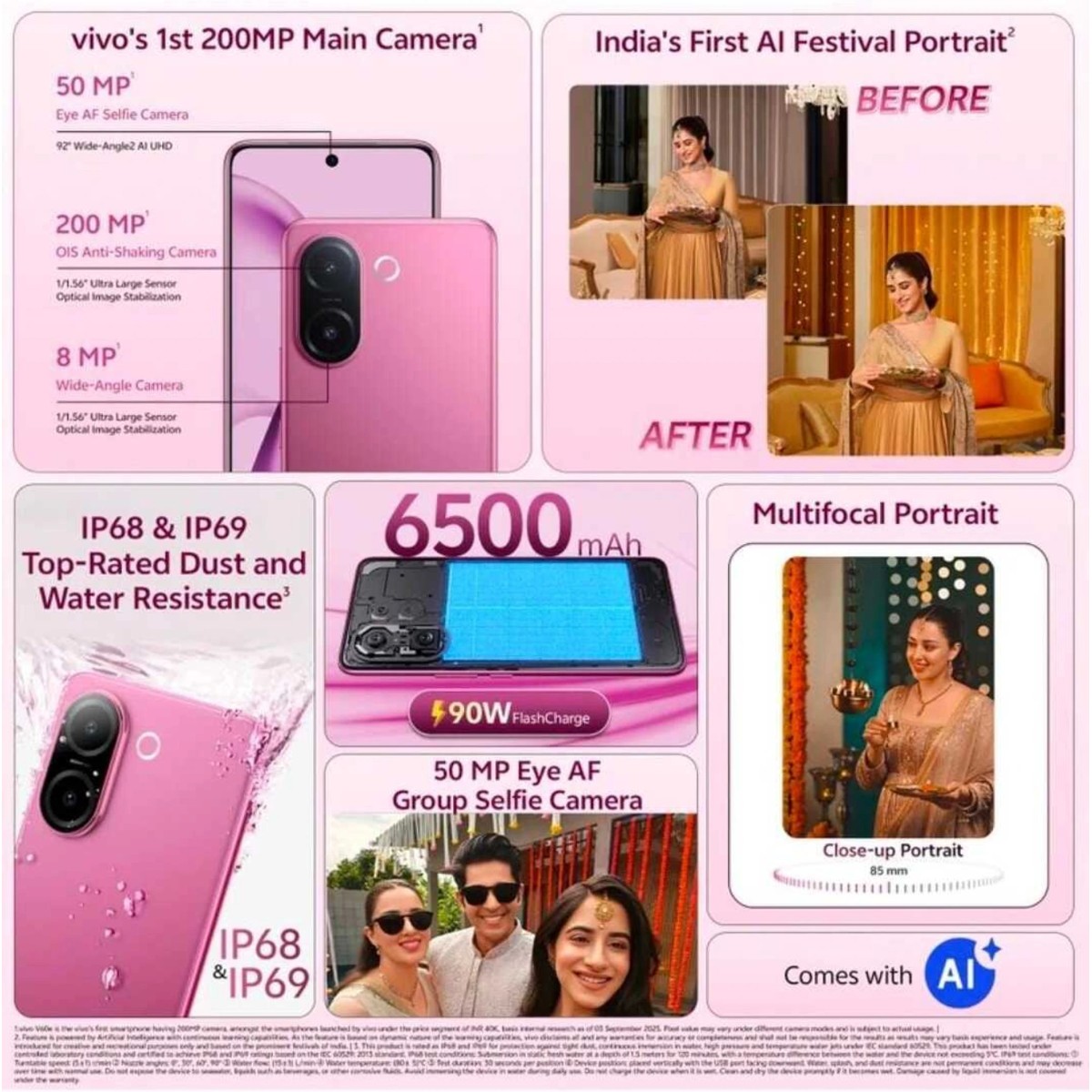 (Refurbished) Vivo V60 e (Elite Purple, 256 GB) (8 GB RAM)