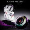 boAt Immortal 201 TWS Earbuds 40 hrs Playtime,40 BEAST Mode, RGB LED Bluetooth Headset Black Sabre