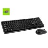 Frontech KB-0001 Wired Keyboard and Optical Wired Mouse Combo | USB Receiver | Black