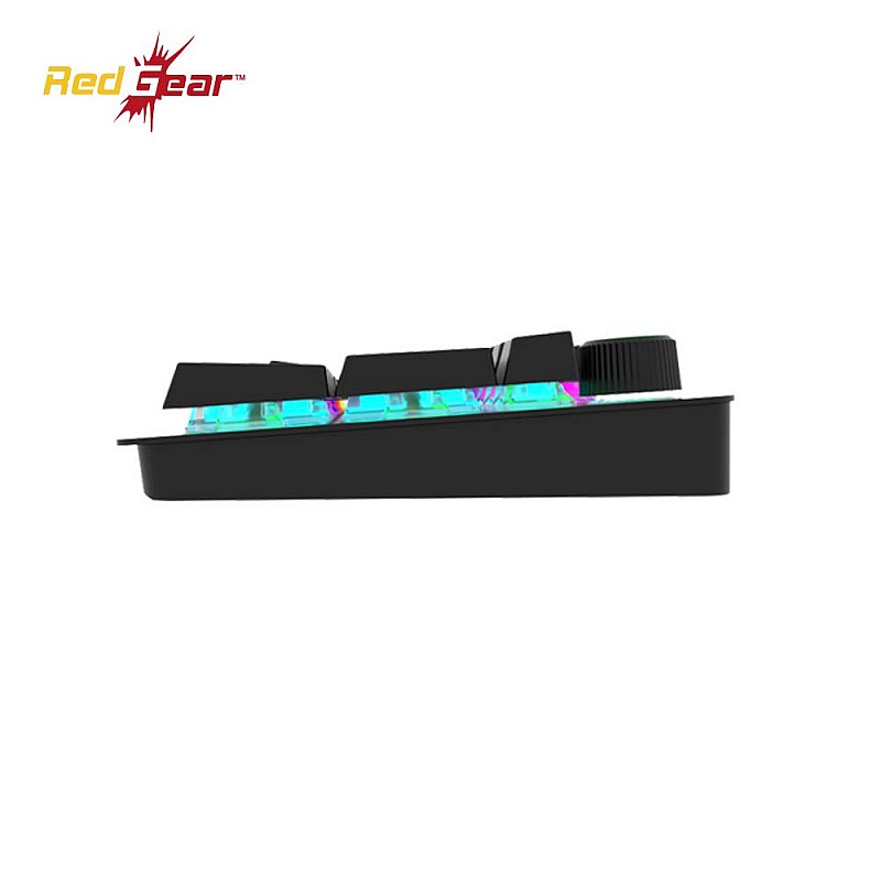 Redgear MK853 Shadow Blade Mechanical Keyboard with Drive Customization Spectrum LED Lights (Black)