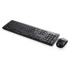 Lenovo 100 Wireless Keyboard and Mouse Set, Ambidextrous 1000 DPI Mouse Optical Sensor, upto 3M clicks, Ultra slim water GX30L66303