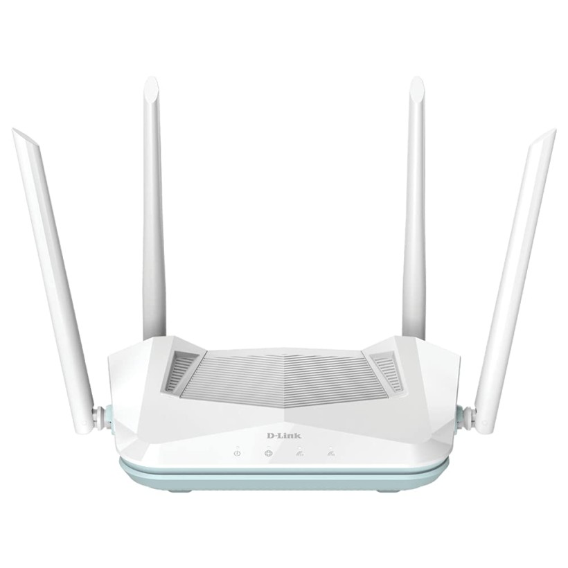 D-Link R15 AX1500 Eagle PRO AI Dual-Band Smart Router, Wi-Fi 6, 4 Gigabit Ports, 4 External Antennae, Voice Control, Parental Control D-Link R15 AX1500 Eagle PRO AI Dual-Band Smart Router, Wi-Fi 6, 4 Gigabit Ports, 4 External Antennae, Voice Control, Parental Control