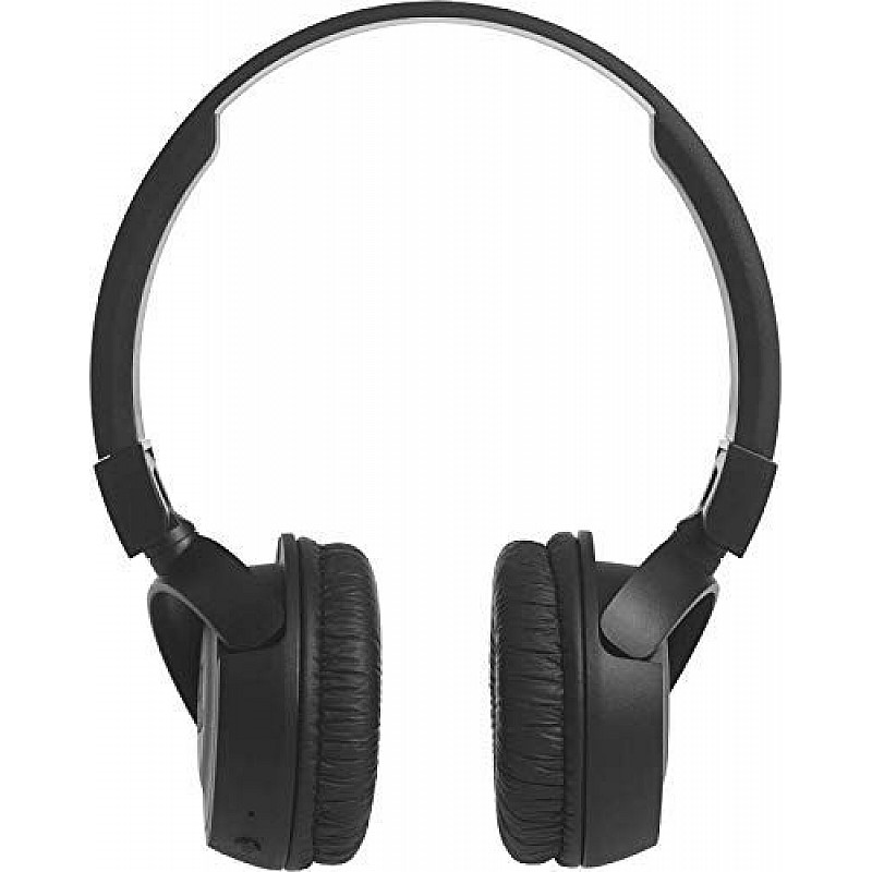 JBL T450BT Extra Bass Wireless On-Ear Headphones with Mic (Black)