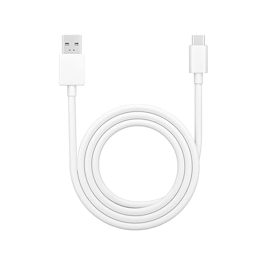 OPPO Original (6 Months Offical Warranty) Type-C Data & Fast Vooc Flash Charging Up To 30W, Suitable For Android Smartphones-Dl129 White, USB_type_C