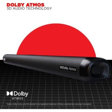 boAt Aavante Bar 4000DA with Dolby Atmos 3D 200 W Bluetooth Soundbar (Premium Black, 2.1 Channel) boAt Aavante Bar 4000DA with Dolby Atmos 3D 200 W Bluetooth Soundbar (Premium Black, 2.1 Channel)